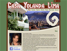 Tablet Screenshot of casayolandalima.com